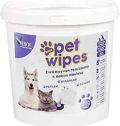 Vebox Easy Pet Wipes Islak Kova Mendil 300 Yaprak