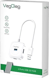 VegGieg V-U344 4 Port USB Çoğaltıcı