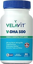 Velavit V-DHA 500 mg 30 Kapsül