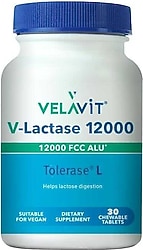 Velavit V-Lactase 12000 mg 30 Tablet