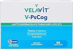 Velavit V-PsCog Lpc-37 Fosfotidilserin ve Sitikolin 30 Kapsül