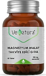 Venatura Magnezyum Malat 200 mg 60 Tablet