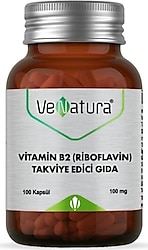 Venatura Vitamin B2 Riboflavin 100 Kapsül