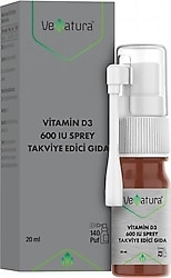 Venatura Vitamin D3 600 IU Sprey 20 ml