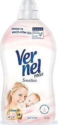 Vernel Max Sensitive Yumuşatıcı 60 Yıkama 1.44 lt