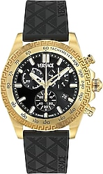 Versace Chrono X VRSCVE9K00 Silikon Kordon Erkek Kol Saati
