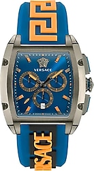 Versace Dominus VRSCVE6H00323 Silikon Kordon Mavi Erkek Kol Saati