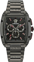 Versace Dominus VRSCVE6H00623 Çelik Kordon Siyah Erkek Kol Saati