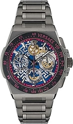 Versace Greca Extreme Chrono VRSCVE0Y00225 Füme-Mavi Erkek Kol Saati