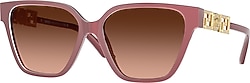 Versace Greca Strass Butterfly VE4471B 54755M Perla Dark Ruby-Pink Kadın Güneş Gözlüğü