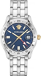 Versace Greca Time Gmt VRSCVE7C00523 Erkek Kol Saati