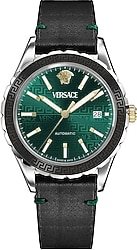 Versace Hellenyium Auto VRSCVEQCA0124 Deri Kordon Erkek Kol Saati