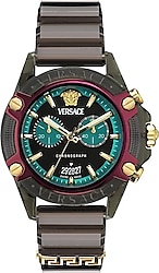 Versace Icon Active VRSCVE8P00224 Siyah-Yeşil Kadın Kol Saati