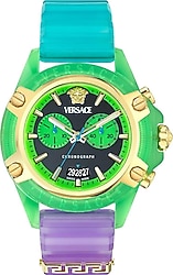 Versace Icon Active VRSCVE8P00524 Mavi-Yeşil Kadın Kol Saati