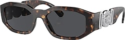 Versace Medusa Biggie VE4361 542387 Havana-Dark Grey Güneş Gözlüğü