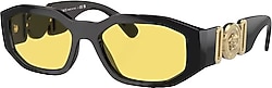 Versace Medusa Biggie VE4361 GB185 Black-Yellow Güneş Gözlüğü
