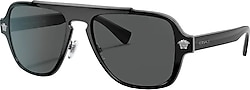 Versace Medusa Retro Charm VE2199 100187 Black-Dark Grey Erkek Güneş Gözlüğü