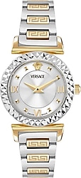 Versace Mini Vanity VRSCVEGFA0525 Gümüş-Altın Kadın Kol Saati