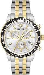 Versace Sport Chrono VRSCVEZCA0624 Çelik Kordon Gümüş-Altın Erkek Kol Saati