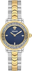 Versace V-Icon VRSCVEUCA0524 Altın-Mavi Kadın Kol Saati