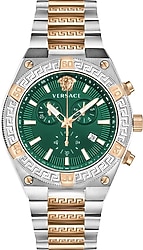 Versace V-Sporty Greca VRSCVESO01324 Rose Gold-Yeşil Erkek Kol Saati