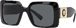 Versace VE4405 GB187 Black-Dark Grey Kadın Güneş Gözlüğü