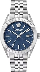 Versace Vekha VRSCVEKHA0325 Gümüş-Mavi Erkek Kol Saati
