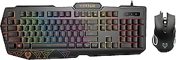 Vertux Vendetta RGB Kablolu Oyuncu Klavye Mouse Seti