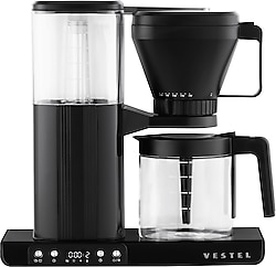 Vestel Brew 50 Retro Siyah Filtre Kahve Makinesi