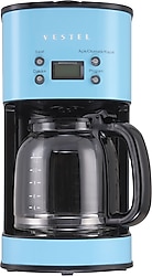 Vestel Retro Düş Mavisi Filtre Kahve Makinesi