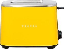 Vestel Retro Sarı 2 Dilim Ekmek Kızartma Makinesi