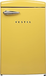 Vestel Retro SB14111 Sarı Mini Buzdolabı