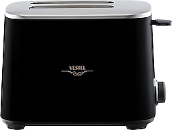 Vestel Rustik Siyah 2 Dilim Ekmek Kızartma Makinesi