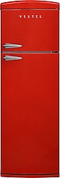 Vestel SC32211 Retro Kırmızı Çift Kapılı Buzdolabı