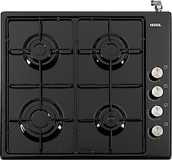 Vestel SO-6004 S DG Siyah Set Üstü Ocak