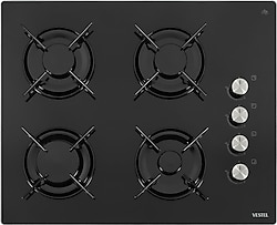 Vestel AO-65104 S-T Siyah Cam Ankastre Ocak