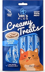 Vet's Plus 5x14 gr Sıvı Kedi Ödül Maması