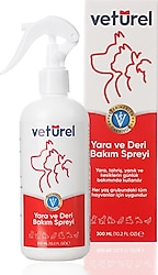 Veturel 300 ml Kedi Köpek Yara ve Deri Bakım Spreyi
