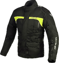 Vexo Adventure H2O Erkek Siyah-Neon Sarı Kışlık Motosiklet Montu