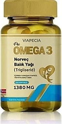 Viapecia Pro Omega 3 Norveç Balık Yağı 200 Softgel
