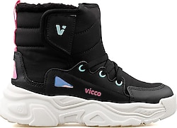 Vicco Fit İçi Kürklü Siyah Çocuk Outdoor Bot