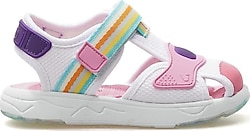 Vicco Flow II Beyaz-Pembe Bebek Sandalet