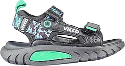 Vicco Konan Siyah Çocuk Sandalet
