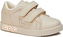 Vicco Oyo 313.B19K.100-15 Bej Işıklı Bebek Sneaker
