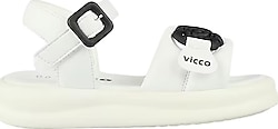 Vicco Sara Beyaz Çocuk Sandalet