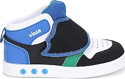 Vicco Ufo Işıklı Saks Mavi-Siyah Çocuk Bot