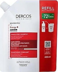 Vichy Dercos Energy+ Refill 400 ml Saç Dökülmesine Karşı Şampuan