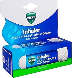 Vicks Inhaler Mentollü 1 gr Burun Çubuğu