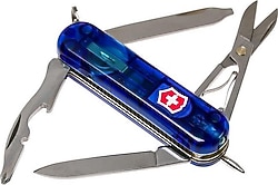 Victorinox Midnite Manager 0.6366.T2 Şeffaf Mavi 10 Fonksiyonlu Çok Amaçlı Çakı