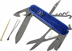 Victorinox Climber 1.3703.T2 Şeffaf Mavi 14 Fonksiyonlu Çok Amaçlı Çakı